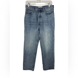 Everlane women’s The 90’s Way-High button fly organic cotton jeans. Size 28 Long